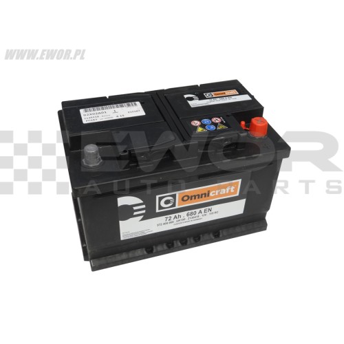Akumulator rozruchowy 74Ah 680A 12V (Omnicraft 2130412) (odbiór osobisty)