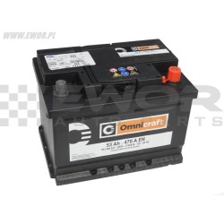 Akumulator rozruchowy 45Ah 400A 12V (Omnicraft 2130414) (odbiór osobisty)