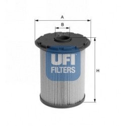 Filtr paliwa Focus MK II, Focus C-Max, C-Max, Mondeo IV, S-Max, Galaxy - 1.8 TDCi (UFI-26.696.00)