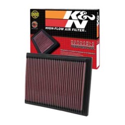 Sportowy filtr powietrza, długość zewnętrzna: 235mm, szerokość zewnętrzna: 175mm, wys.: 25mm, kształt: Panelowy, BMW 3 (E36), 5 (E39), 7 (E38), X3 (E83), Z3 (E36), Z4 (E85) 2.0-3.2 09.90-02.09 (K&N-33-2070)