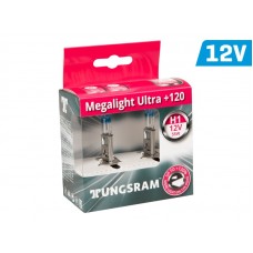 Żarówki (H1) Tungsram 12V 55W P14,5s MegaLight +120%, 2 szt.